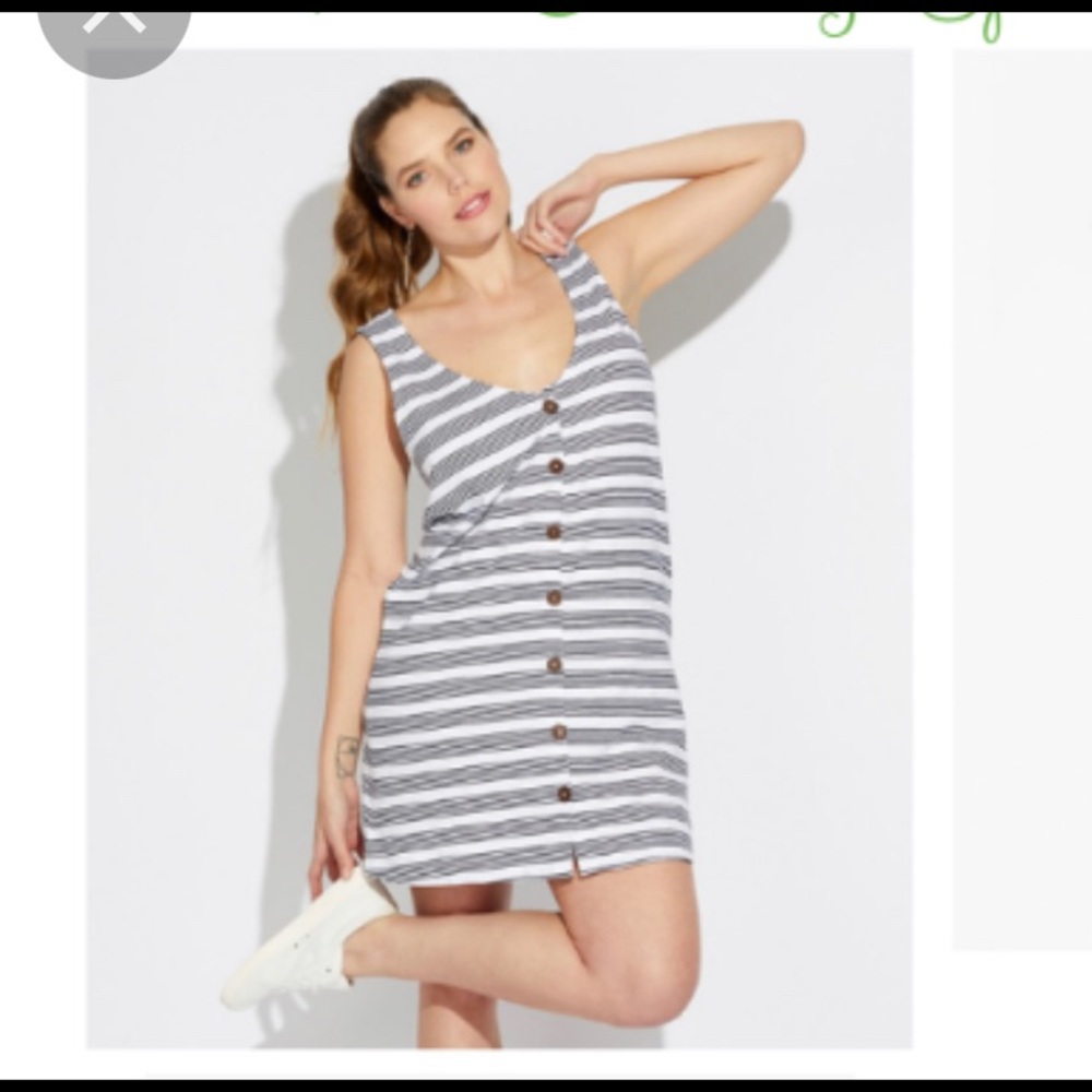 Pact Button Up Dress